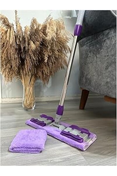 Empressco Renkli Mikrofiber Teleskopik Mop, Yüzey ve Duvar Temizliği için Ideal