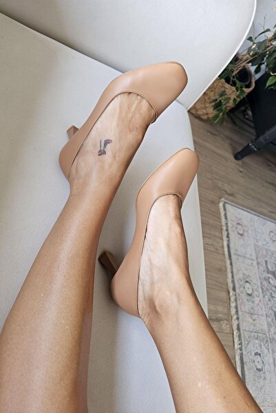 Topukla Footwear 10 1898 Topukla Kadın Kadeh Topuk Rahat Ayakkabı