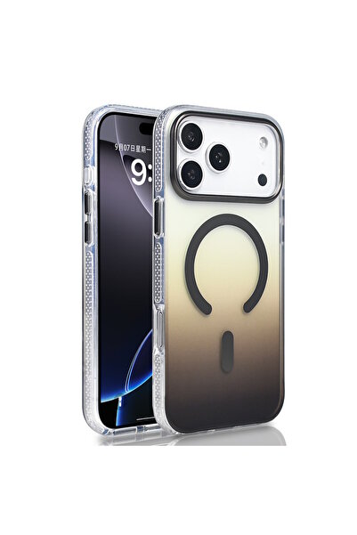 m.tk moveteck iPhone 17 Pro Max Kılıf Magsafe Şarj Özellikli Transparan Kozmi...