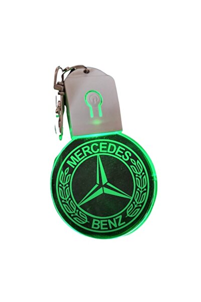 T&M Personalizare Breloc LED din acrilic - Mercedes Benz V2, multicolor