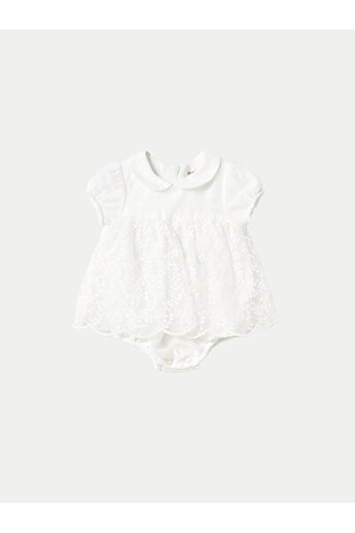 MAYORAL Κομψό φόρεμα για κορίτσια 1666 Λευκό