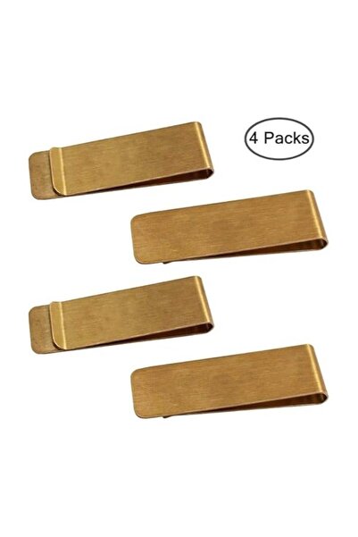 Mirfa مشابك النقود وبطاقات الائتمان (عبوة من 4 قطع)