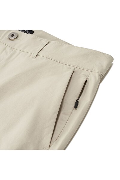Giordano Men's Khaki Pants: Regular Tapered Fit, Cotton Blend