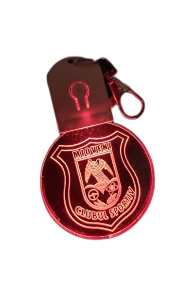 T&M Personalizare Breloc LED din acril Mioveni Sports Club, fotbal, multicolor
