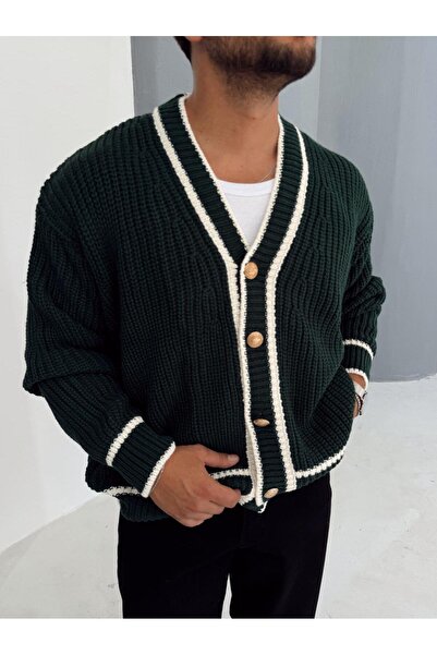 Baycombine35 Men's Old Money Knitwear Cardigan