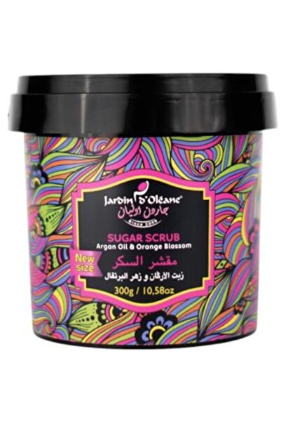 Jardin Oleane مقشر السكر بزيت الأرغان وزهر البرتقال من جاردن أولايا - 300 غرام