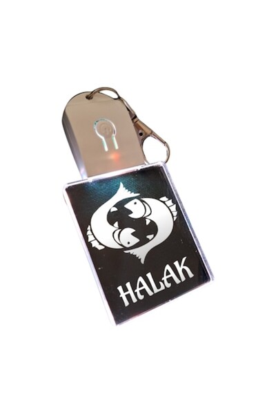T&M Personalizare Breloc LED acrilic - Halak-Pesti Zodiac - Multicolor