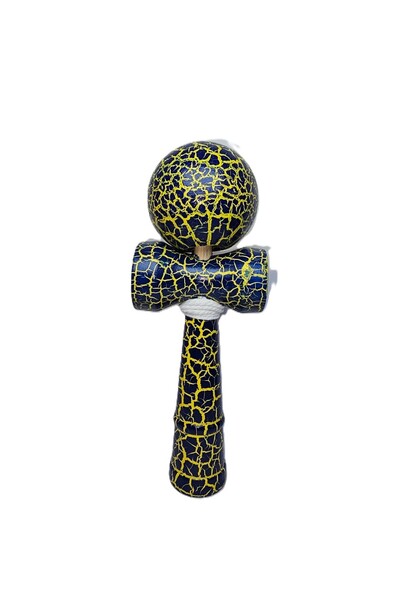 OEM Kendama profesională, bilă din lemn, design artistic cu finisaj crăpat