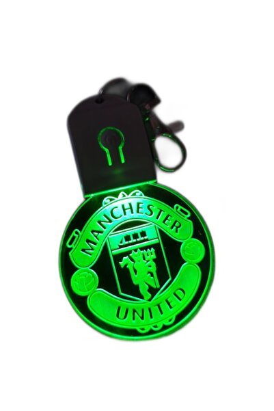 T&M Personalizare Breloc acrilic cu LED Manchester United FC, fotbal, multico...