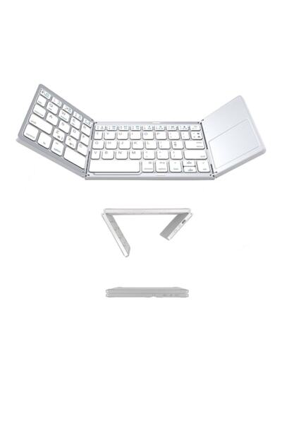LEBLOU Wireless Foldable Keyboard with Touchpad LEBLOU, Bluetooth Connection, 64 Keys