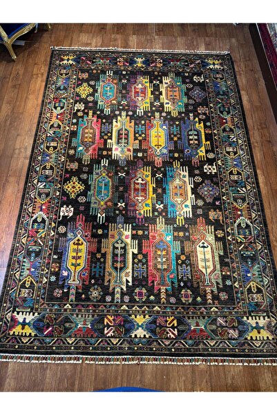 İpek El dokuma Afgan halısı