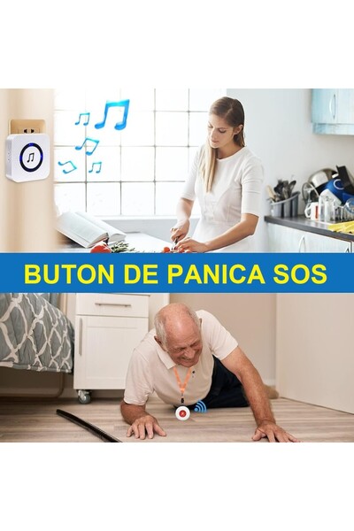 NEO ™ Tuya® Panic SOS Button for elderly, Smart App, no WiFi