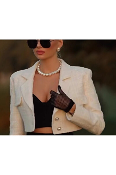 Chic Charms 14 mm büyük inci boncuk kadın kolye