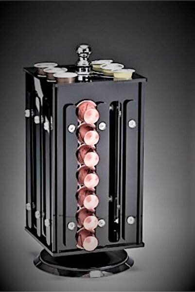 Empressco Akrilik döner kapsül standı, 16x16x31 cm, şık ve kullanışlı sergile...