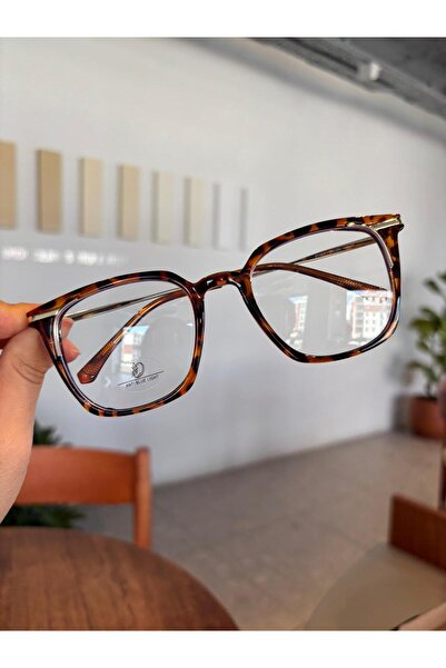 funeyes Big Square Blue Light Protection Glasses Are Optically Compatible |   The Glasses Can Be Changed. |   Big Glasses