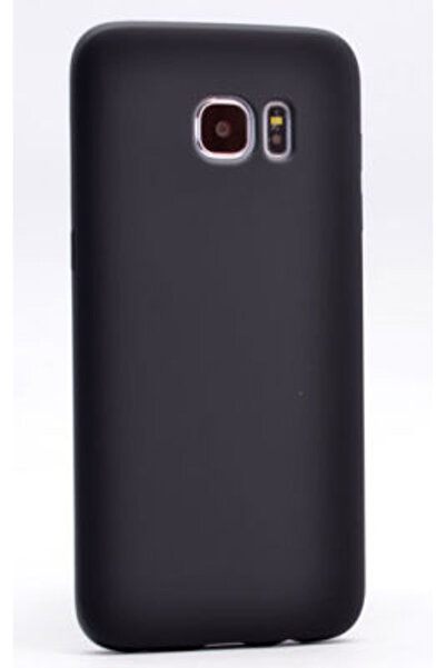 Paladyum Case Samsung Galaxy S6 Edge Uyumlu Ultra İnce Siyah Silikon Kılıf