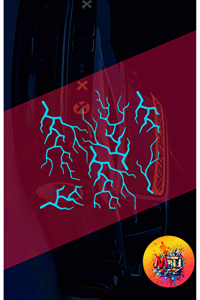 sticker شيمسك يلدريم 25×25 سم، رقائق معدنية مقطوعة بنمط عالمي شامل، طلاء هولو...