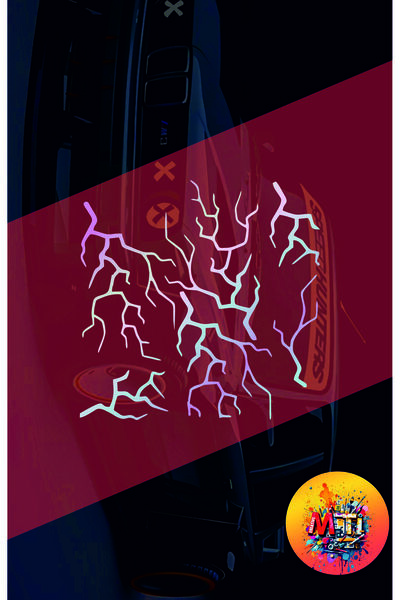 sticker شيمسك يلدريم 25×25 سم، رقائق معدنية مقطوعة بنمط عالمي شامل، طلاء هولو...