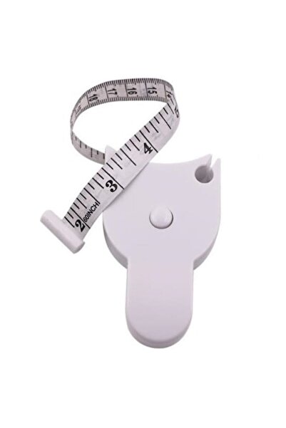 NEO F150 Tailor's Tape Measure, Auto-tighten, up to 150 cm/60 in, Locking Pin, White