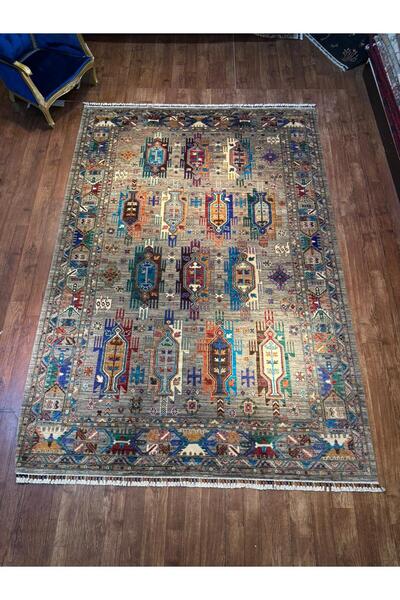 İpek El dokuma Afgan halısı