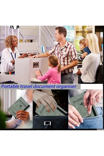 ORGANICYOU Wallet - Slim Multi-Functional Travel Wallet Rfid