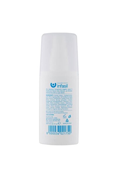 İnfasil Deodorant, Spray No Gas Neutro Extra Delicat 24h 70 ml
