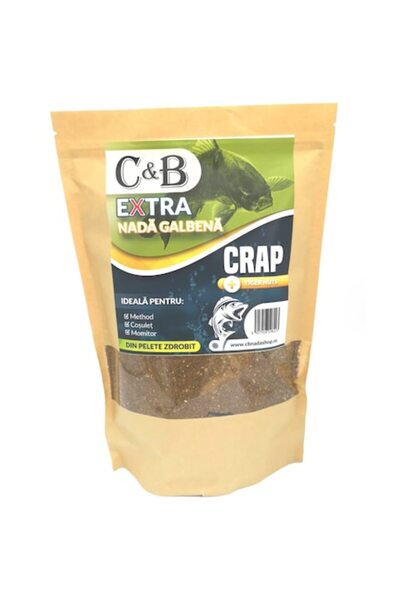 C&B Extra Groundbait - Tiger Nuts, 1 kg, Yellow