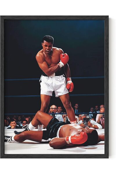 Emoda home Trove Muhammad Ali Canvas Wall Art – Motivational Boxing Gym Poste...