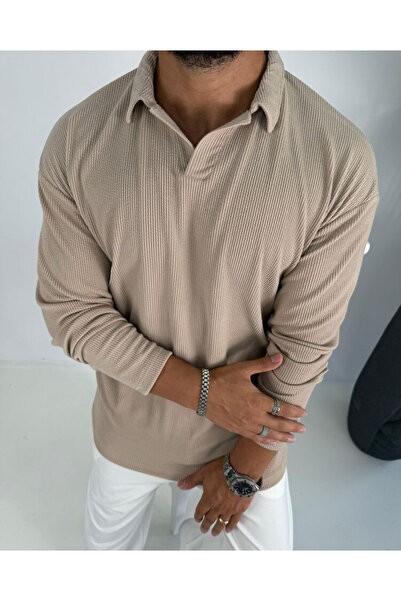 LA BOUM POLO YAKA BÜRÜMCÜK UZUN KOL SWEATSHİRT