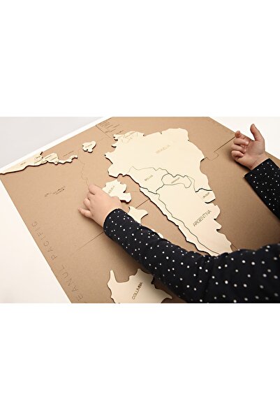MORMI Hartă Puzzle - America de Sud