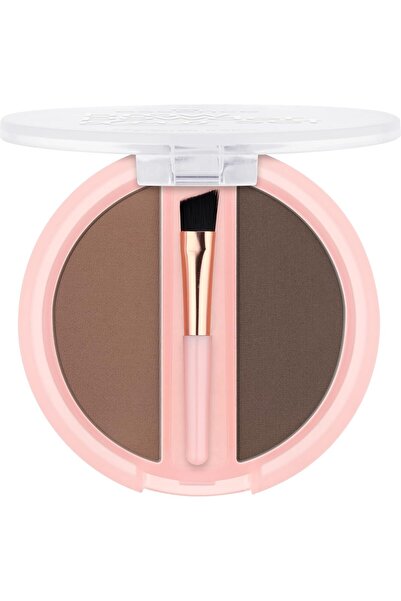 Essence مجموعة بودرة الحواجب، طبيعية، نباتية، متوسطة، خالية من البارابين