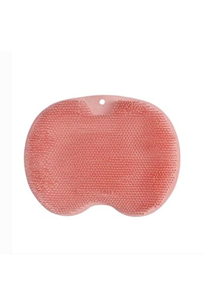 OEM Αντιολισθητικό χαλάκι μασάζ σιλικόνης για μπάνιο, 2 σε 1, ροζ, 30x22 εκ.