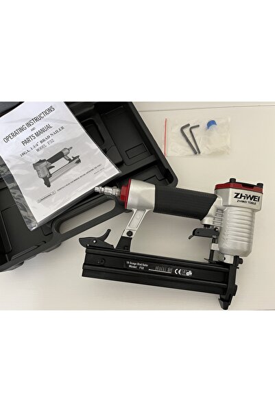Zhwei F32 18GA Havalı Çivi / Zımba Çakma Tabancası (Brad Nailer) - Mobilya ve Ahşap İşleri İçin