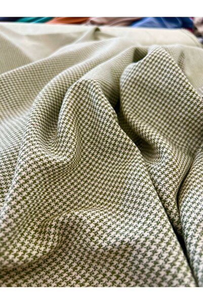 Kumaş Sevdası Kazayağı Poliviskon Flanel Kumaş (Eni150cm) Elbise Kap,Etek Ceket Pantalon vb