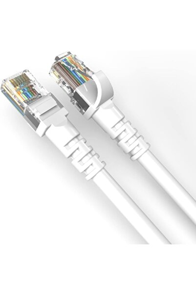Genel Markalar 25 Metre CAT6 Network-Ağ-Ethernet Kablosu Beyaz