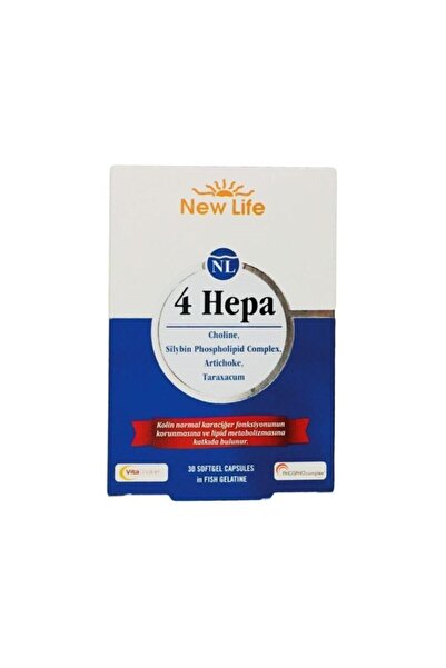 New Life 4 Hepa Multivitamins (Food Supplement Containing Chamomile, Inginar, Choline, and Dandelion)