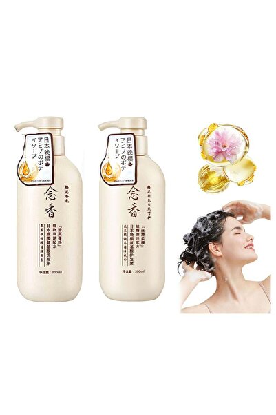 Diyating Sakura Japanese Shampoo and Conditioner Set