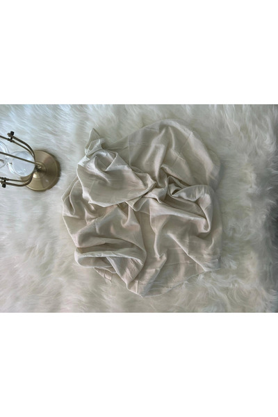 VaVscarfs Bambu Kraş Eşarp Hijab Kraş Eşarp Krem