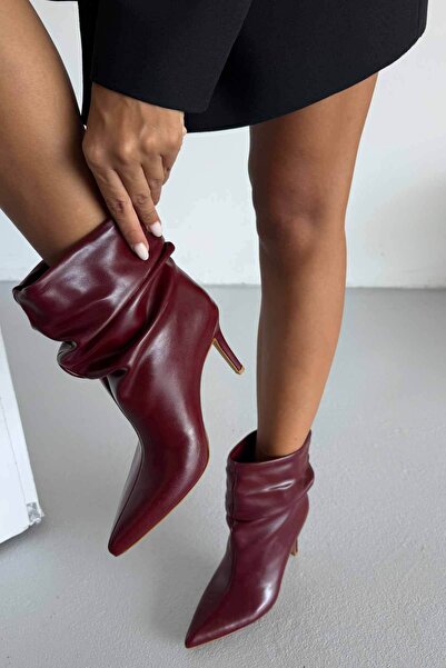 AYAKKABI PRENSİ Ricki Körüklü BORDO MAT