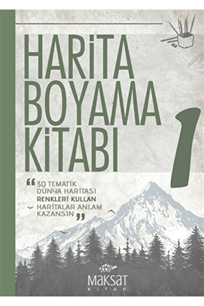 maksat kitap Harita Boyama Kitabı 1 / Veli Kural / / 9786057482105
