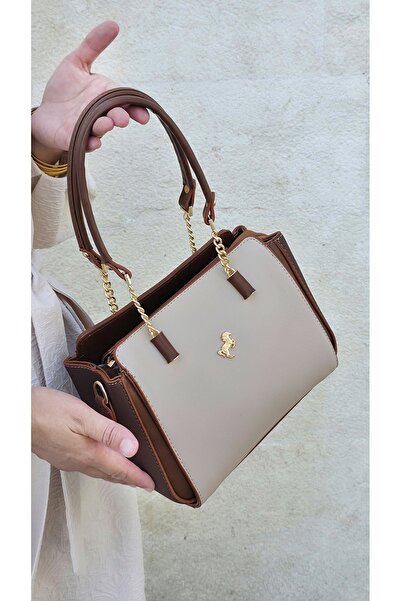 çantamgelsin Original Miami Polo Women's 4-Section Hand and Shoulder Bag