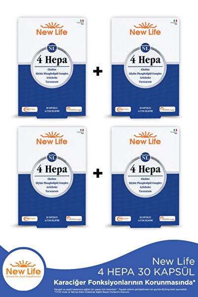 New Life 4 Hepa 30 Yumuşak Kapsül 4 Adet