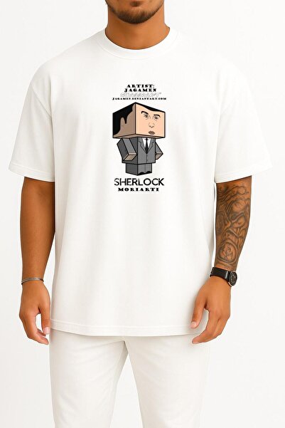 Bahriyeli Collection Oversize Sherlock Holmes Arthur Conan Doyle Illustration...