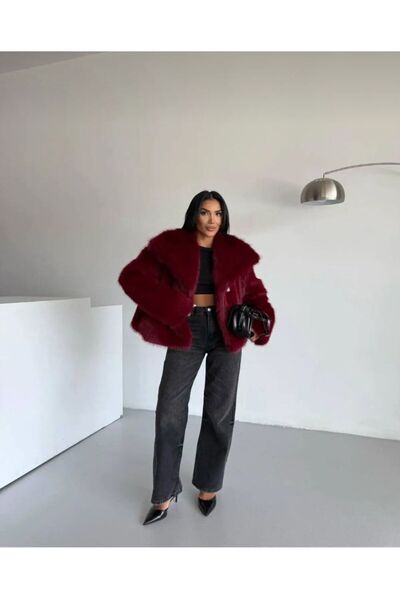 ALVOR Premium Suni Kürk Ceket