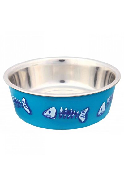 Trixie Stainless Steel Bowl with Plastic Coating 0.25 l