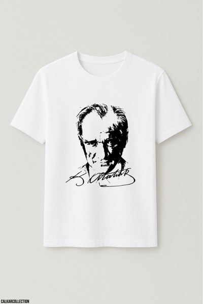 Unisex Oversize K.Atatürk Baskı Tshirt
