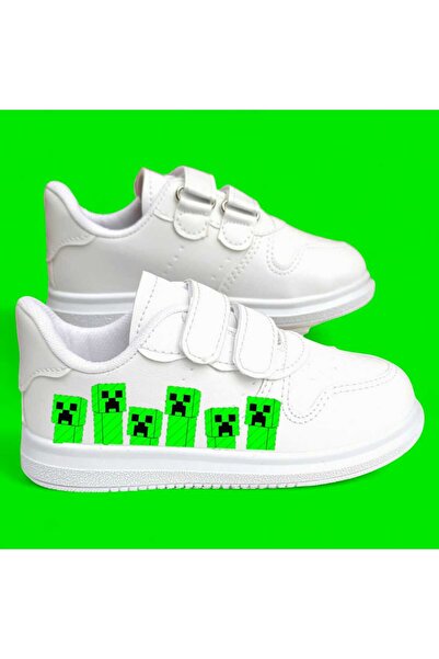 bhk desing Green Heads Printed Children's Sports Shoes Sneaker