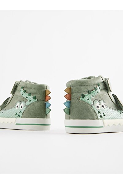 Next Baby Green Crocodile Patterned Comfortable Sole Sneaker