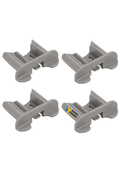 Arçelik Uyumlu 6220FT Bulaşık Makinesi Yeni Tip Ön Ray Kapağı Tutucu Stoper 4 Adet