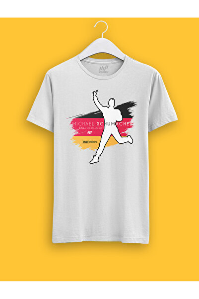 FNBX تي شيرت مايكل شوماخر 2004 ألمانيا GP ShapeOfVictory